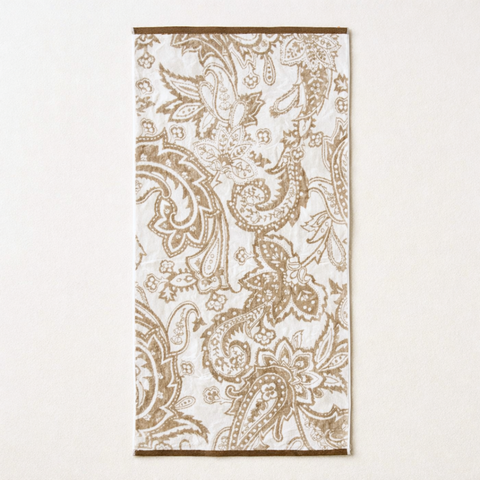 Antibes 2 Pcs 100% Cotton Towel Set Cream