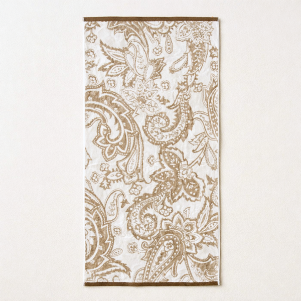 Antibes 2 Pcs 100% Cotton Towel Set Cream