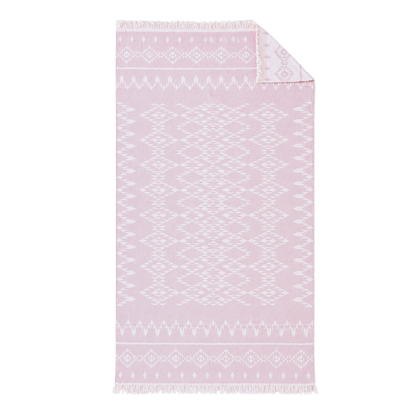 Mendy Throw Cotton Loincloth Yellow-White 100x170 cm