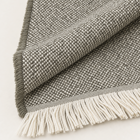 Aura Cashmere Throw Cover Smoked 