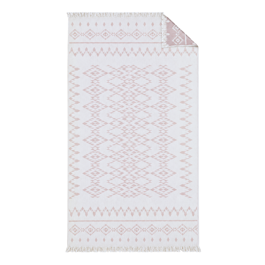 Mendy Throw Cotton Loincloth Yellow-White 100x170 cm