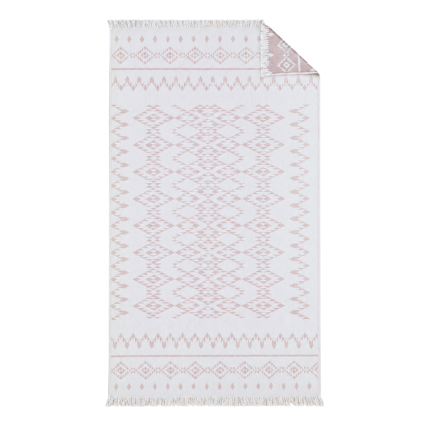 Mendy Throw Cotton Loincloth Yellow-White 100x170 cm