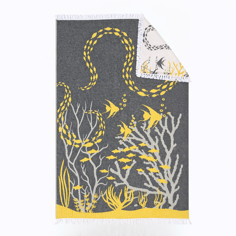 Coral Throw Muslin Cotton Loincloth Red 90x200 cm