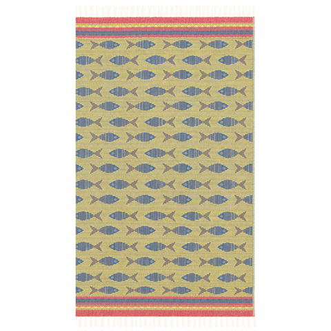 Coral Throw Muslin Cotton Loincloth Red 90x200 cm
