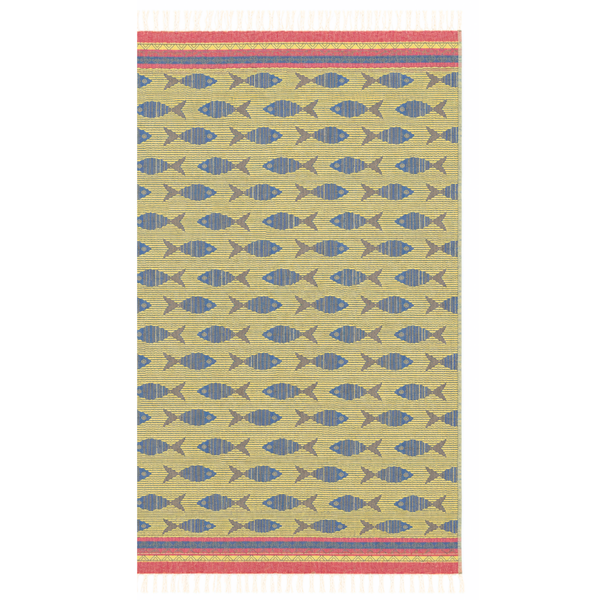 Coral Throw Muslin Cotton Loincloth Red 90x200 cm
