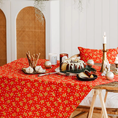 Gingerman Pamuk Kırlent Kılıfı