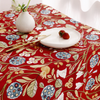 Cyra Premium Linen Tablecloth Red