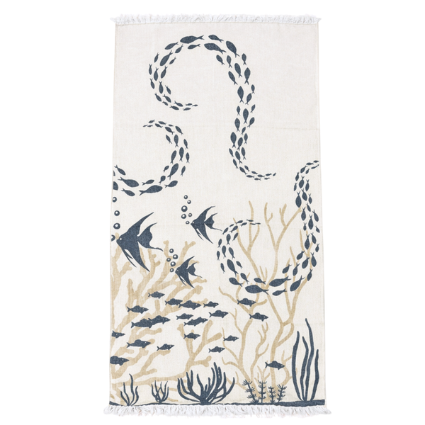 Coral Throw Muslin Cotton Loincloth Red 90x200 cm