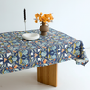 Cyra Premium Linen Tablecloth Red
