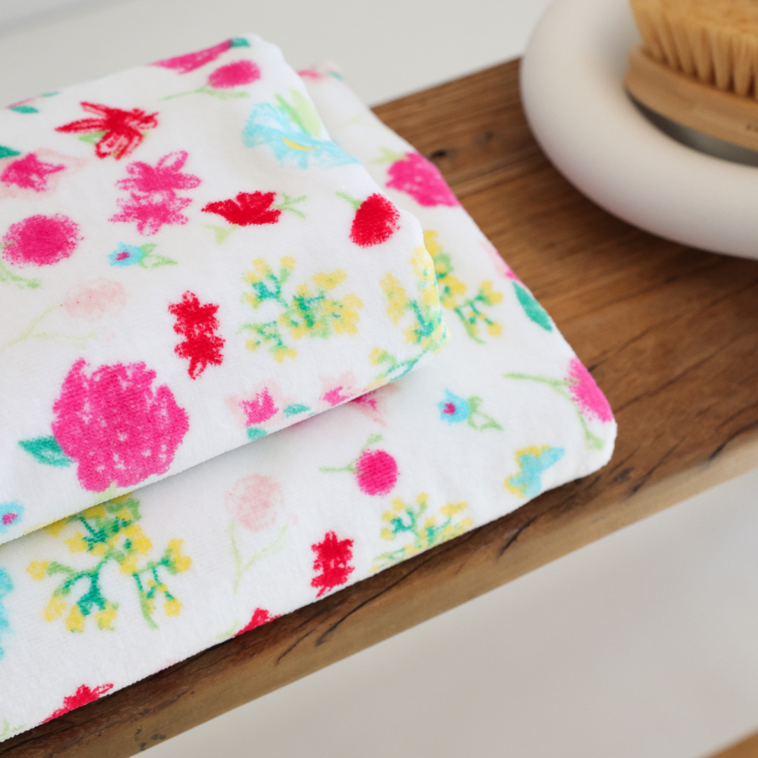 Set of 2 Velvet Towels