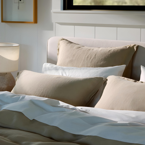 Allure Muslin Cotton Double Duvet Cover Set 200x220 cm White