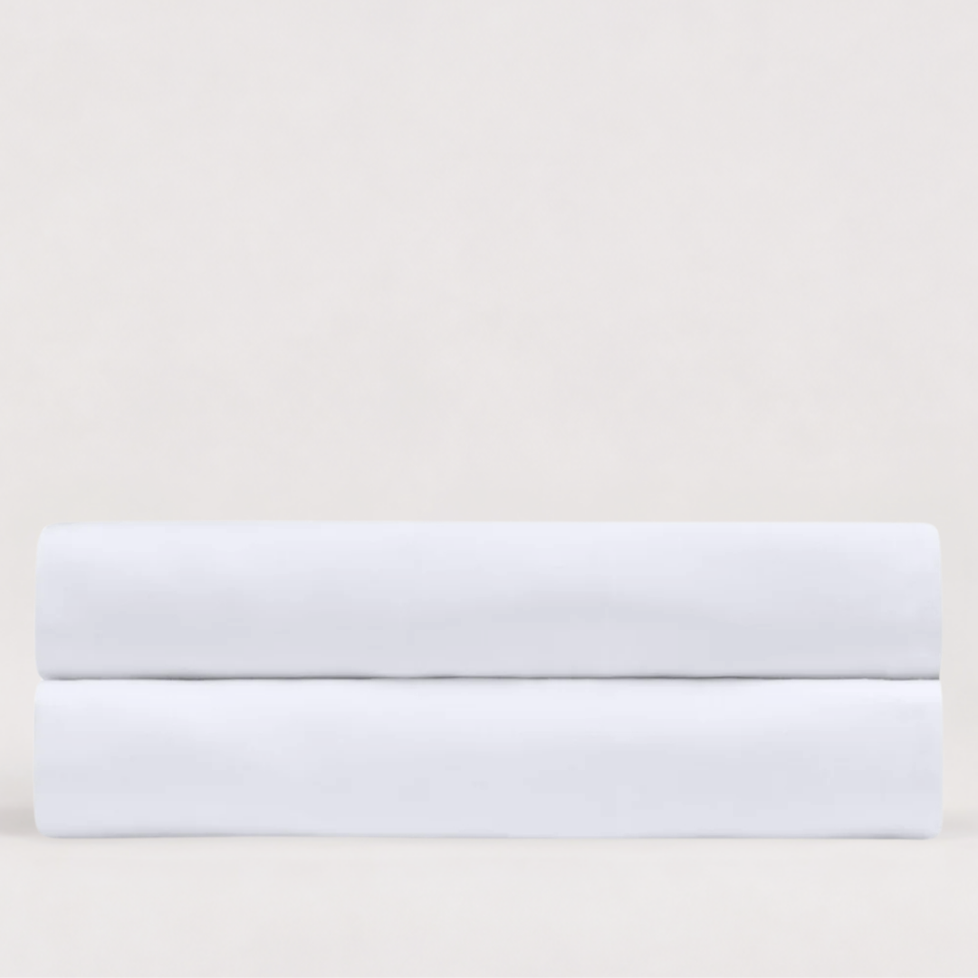 Stella 100% Cotton Ranforce Double Elastic Bed Sheet 160x200 cm White