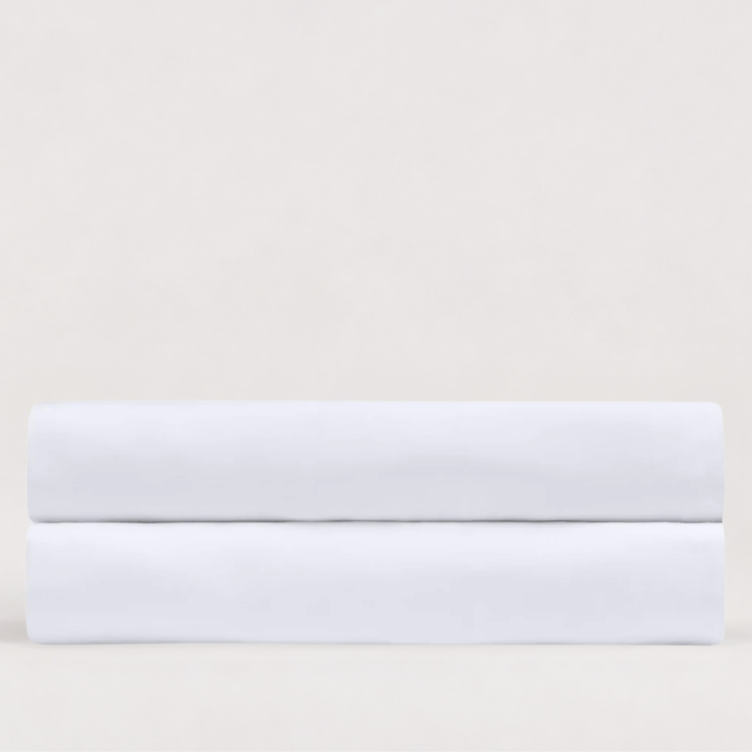 Stella 100% Cotton Ranforce Single Elastic Bed Sheet 100x200 cm White