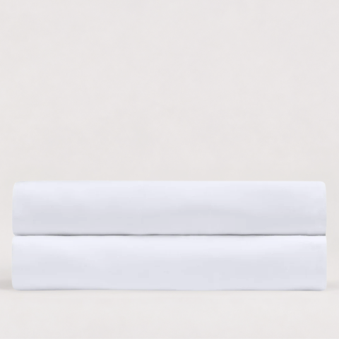 Stella 100% Cotton Ranforce Single Elastic Bed Sheet 100x200 cm White