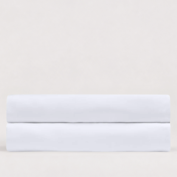 Stella 100% Cotton Ranforce Single Elastic Bed Sheet 100x200 cm White