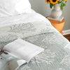 Coral 4 Layer Muslin Double Bedspread