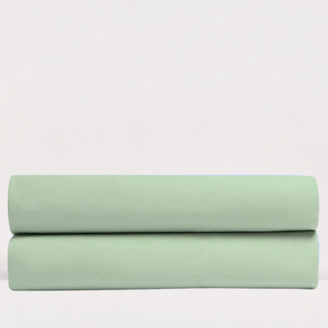 Stella 100% Cotton Ranforce King Size Fitted Sheet 180x200 cm Light Green