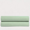 Stella 100% Cotton Ranforce King Size Fitted Sheet 180x200 cm Light Green