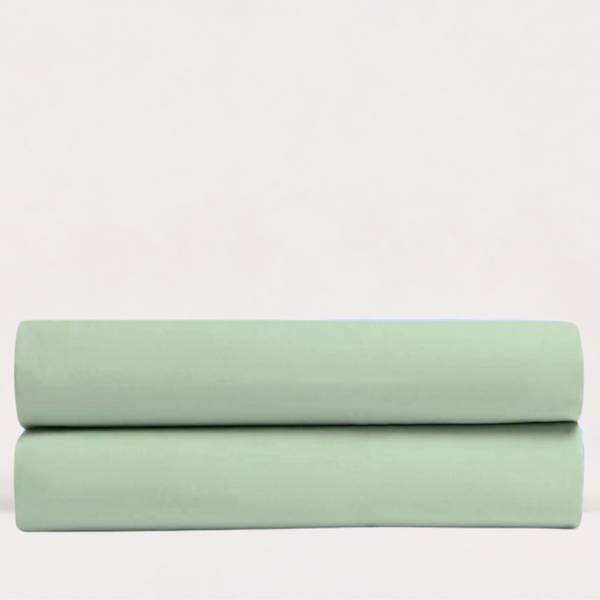 Stella 100% Cotton Ranforce King Size Fitted Sheet 180x200 cm Light Green