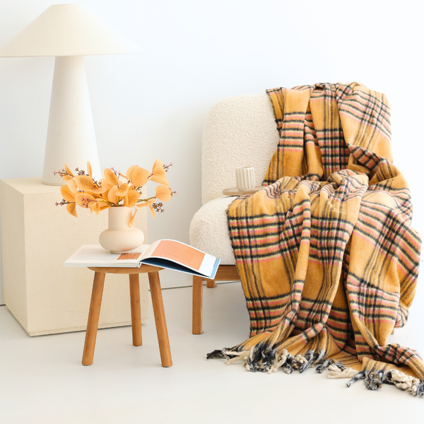 Woolmark Double Pure Wool Blanket Claret Red