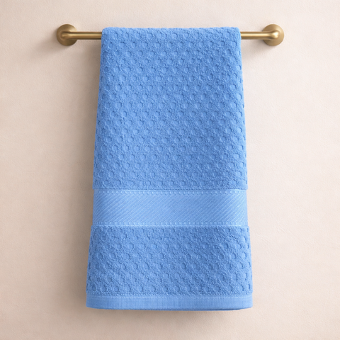 Armona Tasseled Peshkir Face Towel 50x100 cm Blue