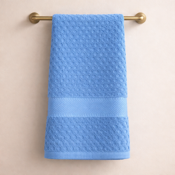 Armona Tasseled Peshkir Face Towel 50x100 cm Blue