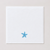 Leaf 100% Cotton Hand Towel 30x30 cm Powder