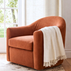 Laura Cotton Throw Blanket - Blanket Cream