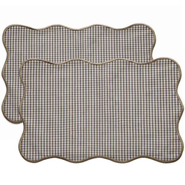Genoa Woven Linen Stain Resistant Napkin Gray (Pack of 2)