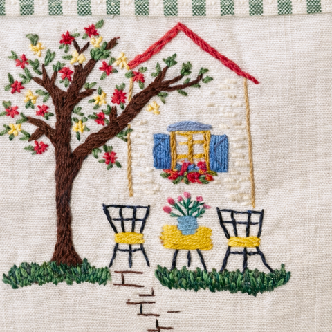 Bread Design Woven Basket Rooster Pattern