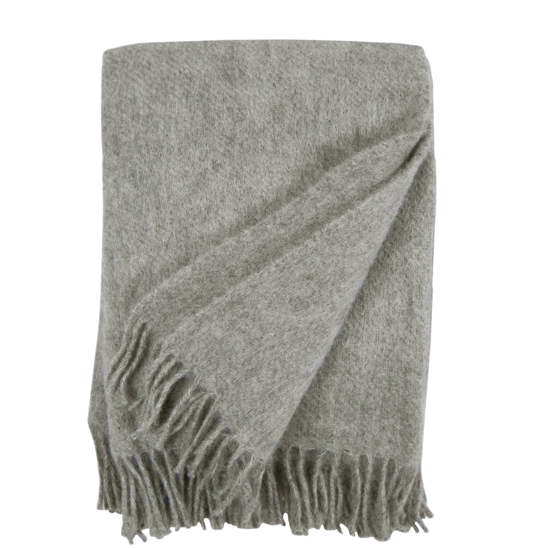 Woolmark Single Single Pure Wool Blanket Gray