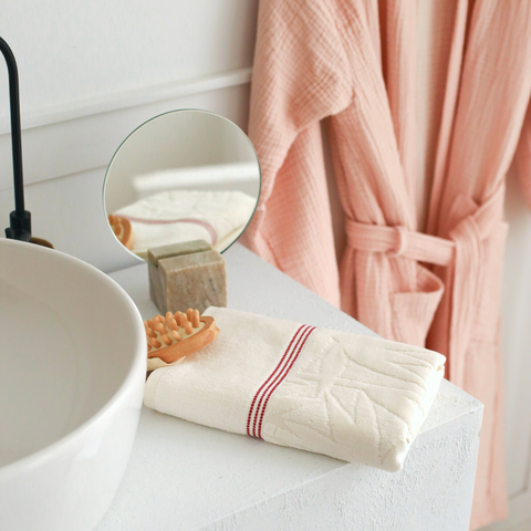 Kiara %100 Pamuk El Havlusu 30x50 cm Beyaz