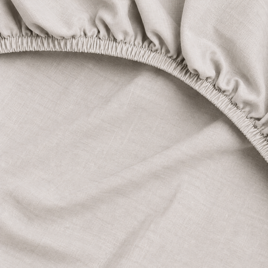 Stella 100% Cotton Ranforce Double Elastic Bed Sheet 160x200 cm Light Blue