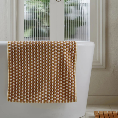 Iona Cotton Bath Mat 80x190 cm White