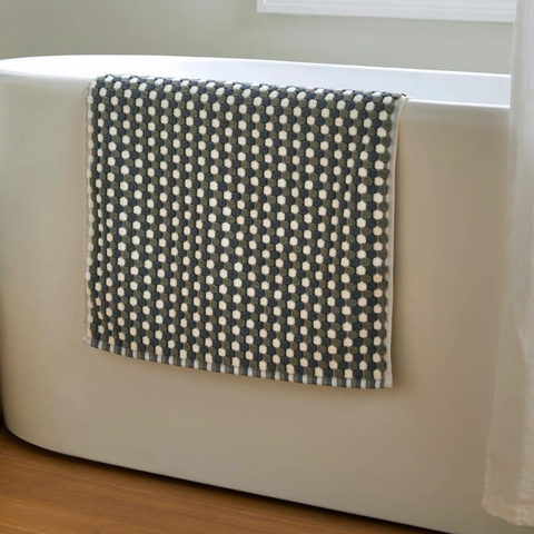 Iona Cotton Bath Mat 80x190 cm White