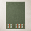 Khaki Bordür Kenarlı %100 Pamuk El Havlusu 40x60 cm