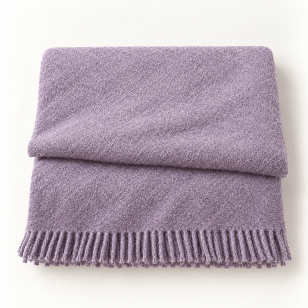 Woolmark Single Pure Wool Blanket Lilac