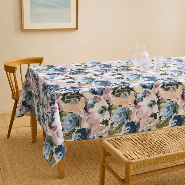 Cyra Premium Linen Tablecloth Red