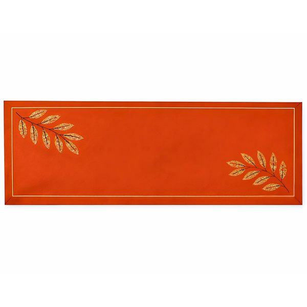 Snowy Tartan Design Runner 40x140 cm Red