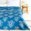 Coral 4 Layer Muslin Double Bedspread