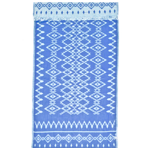 Mendy Throw Cotton Loincloth Yellow-White 100x170 cm