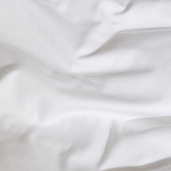 Clara Premium Pamuk Saten Çift Kişilik Nevresim Takımı 200x220 cm Beyaz