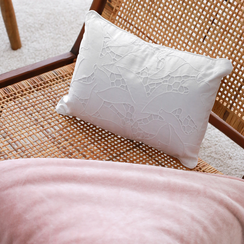 Marbella Hole Embroidered 30x40 cm Pillow Cover