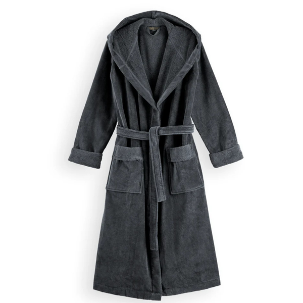 Ultra Soft 100% Cotton Bathrobe Anthracite