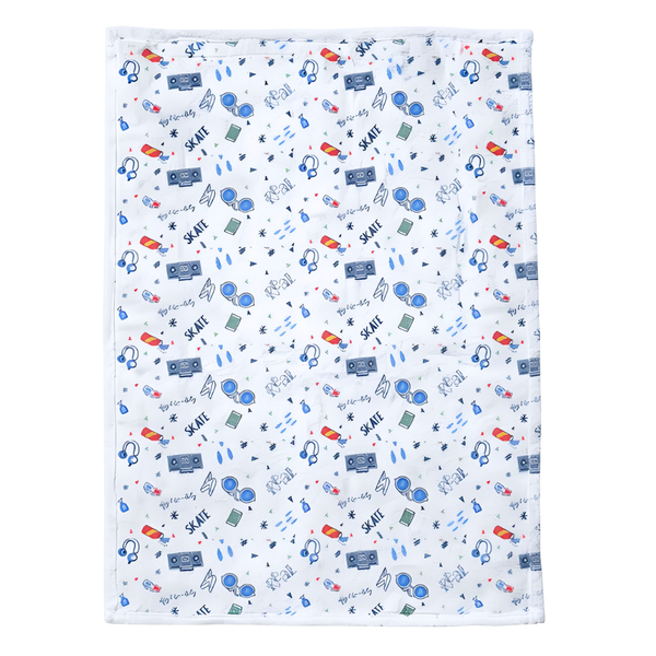 Armona Tasseled Peshkir Face Towel 50x100 cm Blue