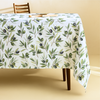 Lemon Woven Linen Stain Resistant Table Cloth