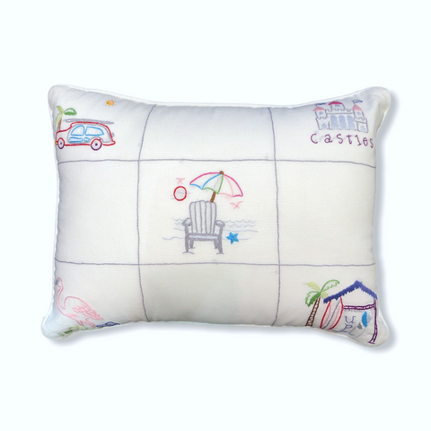 Kids Embroidered 30x40 cm Pillow Cover