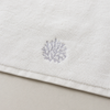 Leaf 100% Cotton Hand Towel 30x30 cm Powder