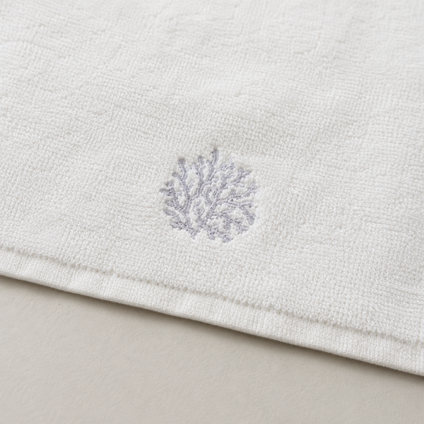 Leaf 100% Cotton Hand Towel 30x30 cm Powder