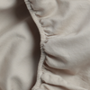 Stella 100% Cotton Ranforce Double Elastic Bed Sheet 160x200 cm Beige